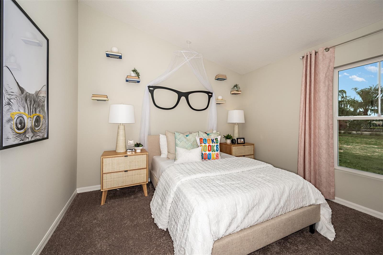 virtually staged/model home