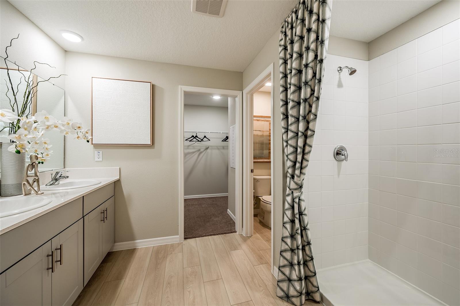 virtually staged/model home