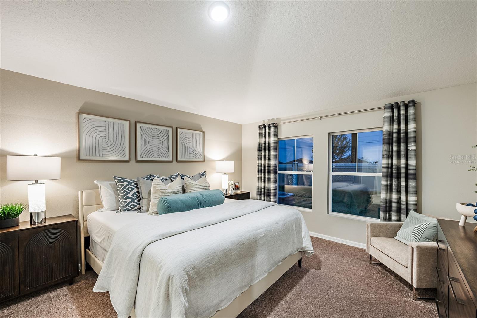 virtually staged/model home