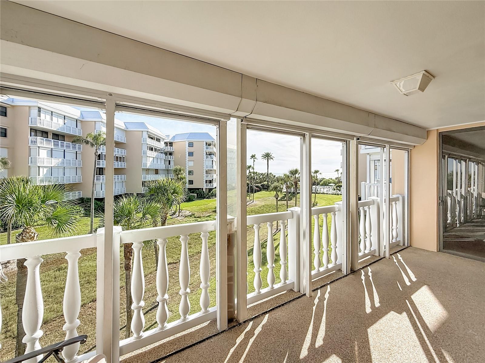 Such a nice balcony -  with beautiful views.