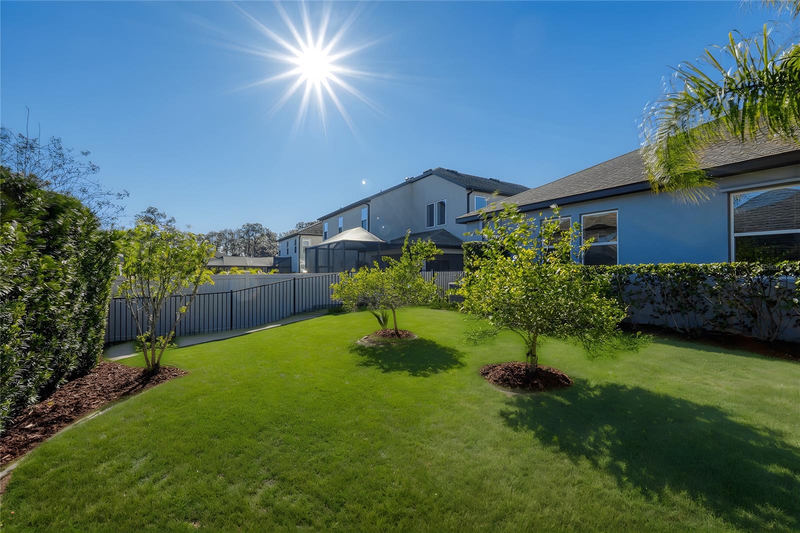 Huge fenced backyard plus HUGE OVERSIZED Patio!