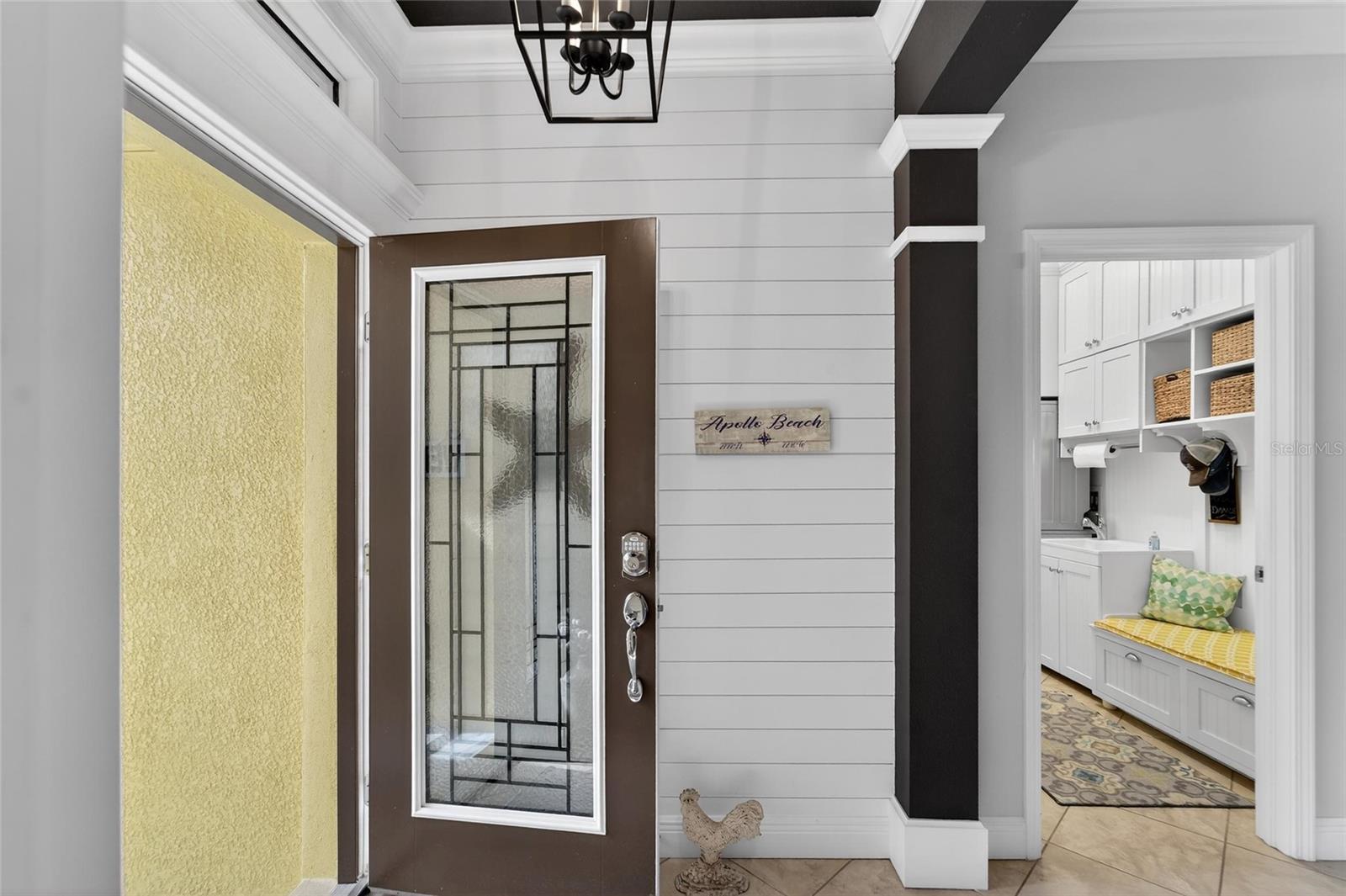 Custom entrance to home