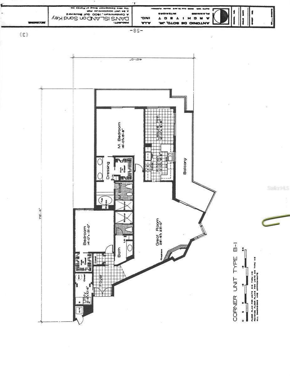 Floor Plan for unit 618