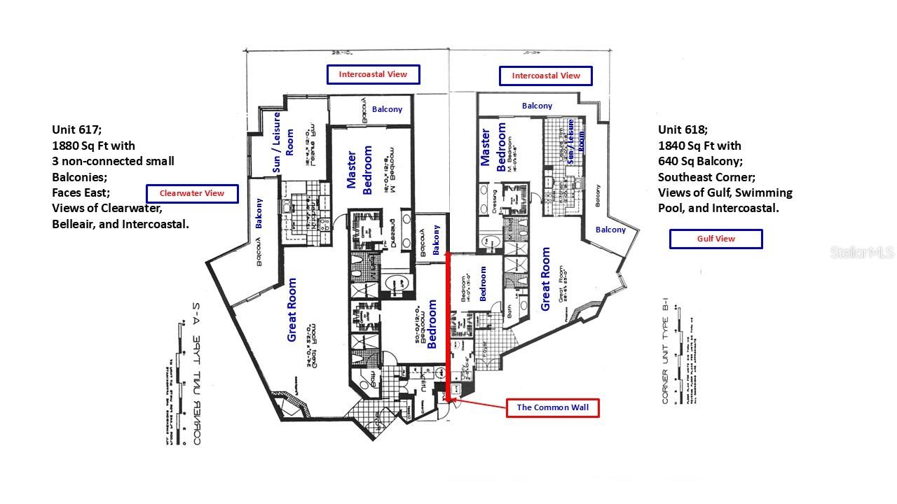618 and 617 floor plans