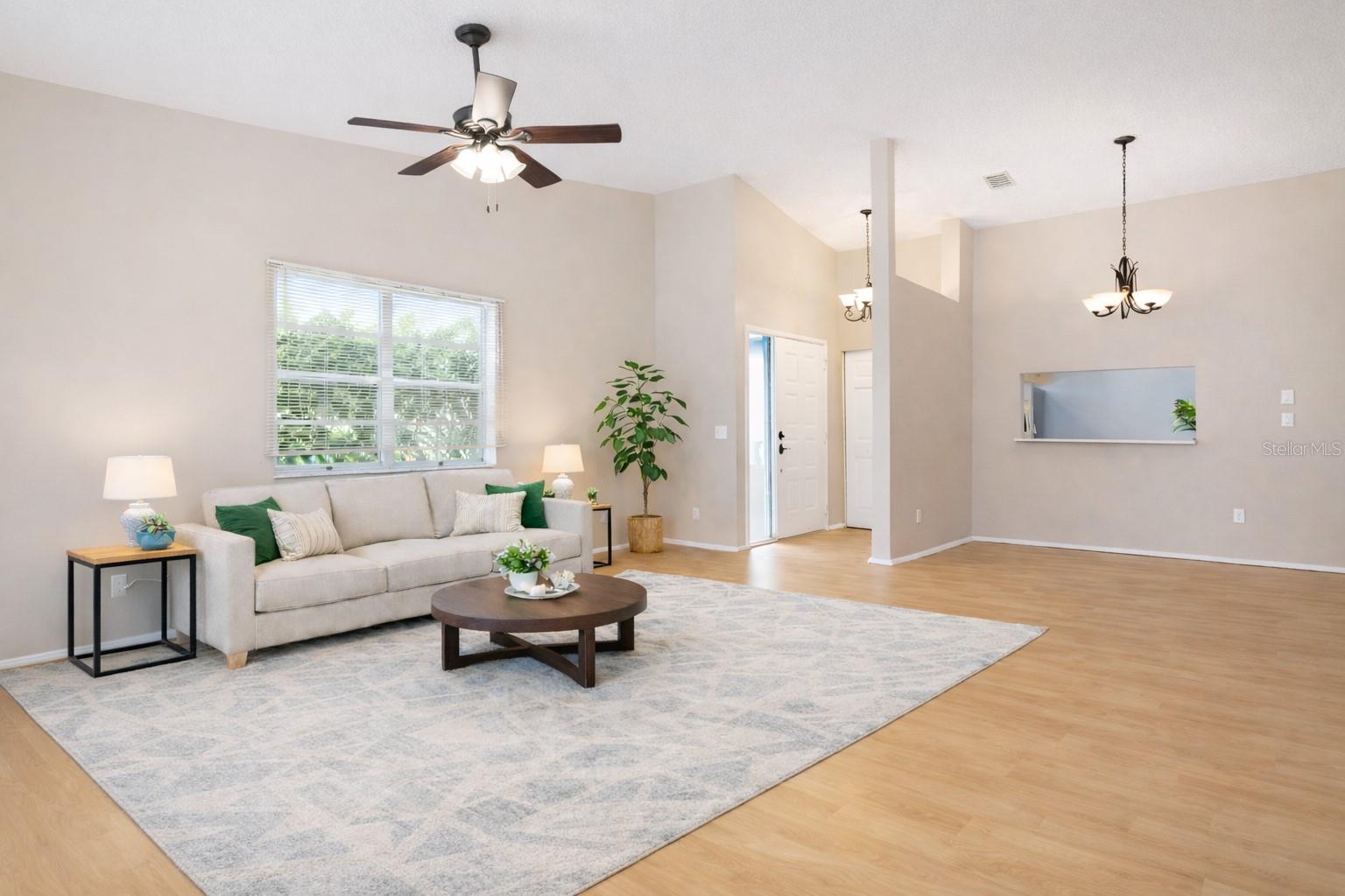 living room/dining room combo