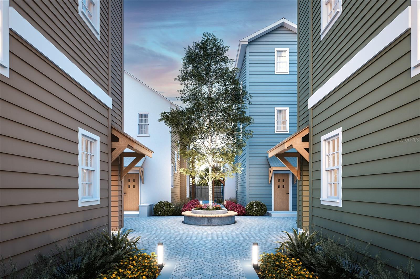 Secure, Residents Only Courtyard