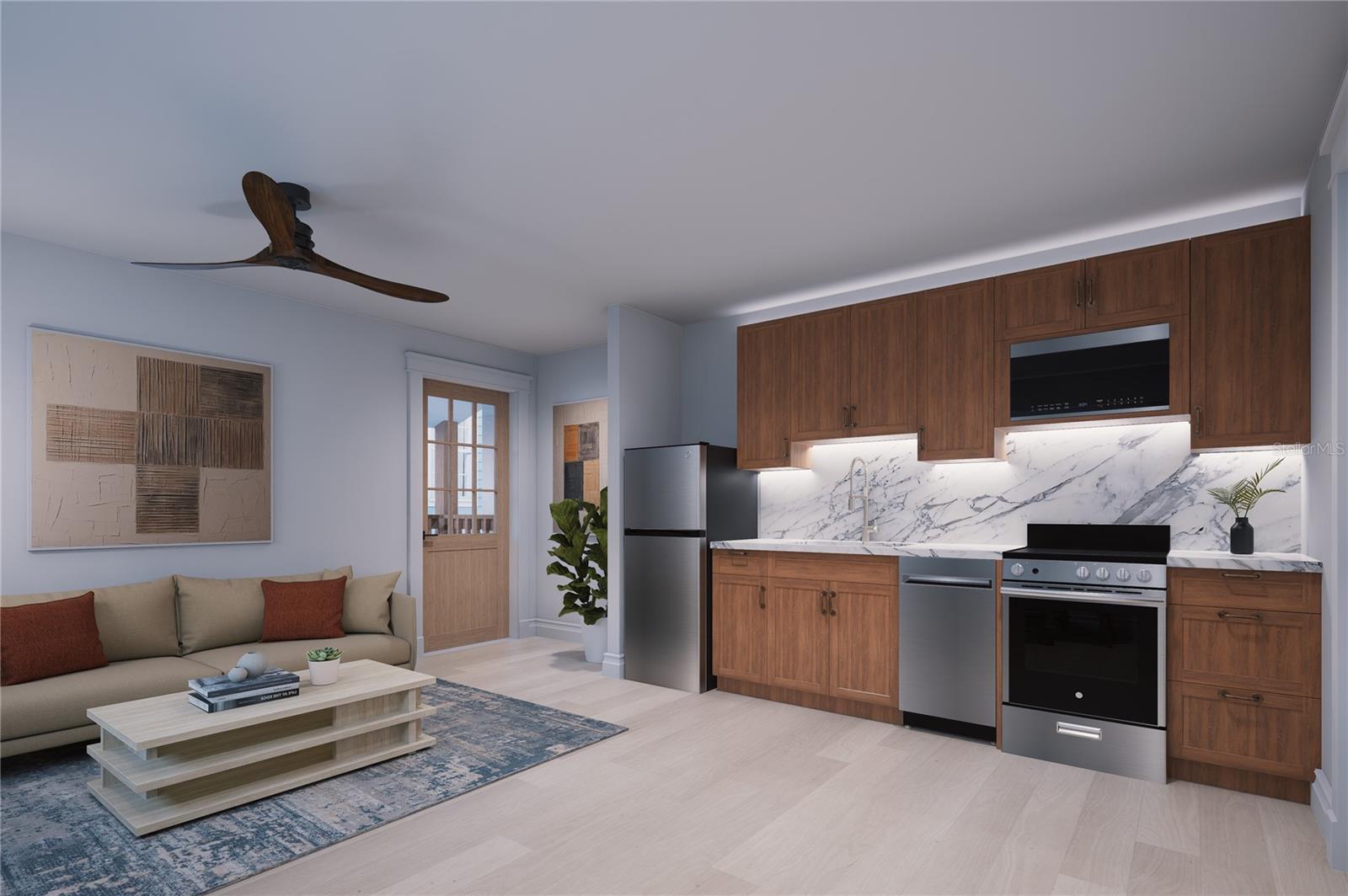 House A - ADU Studio with Kitchen