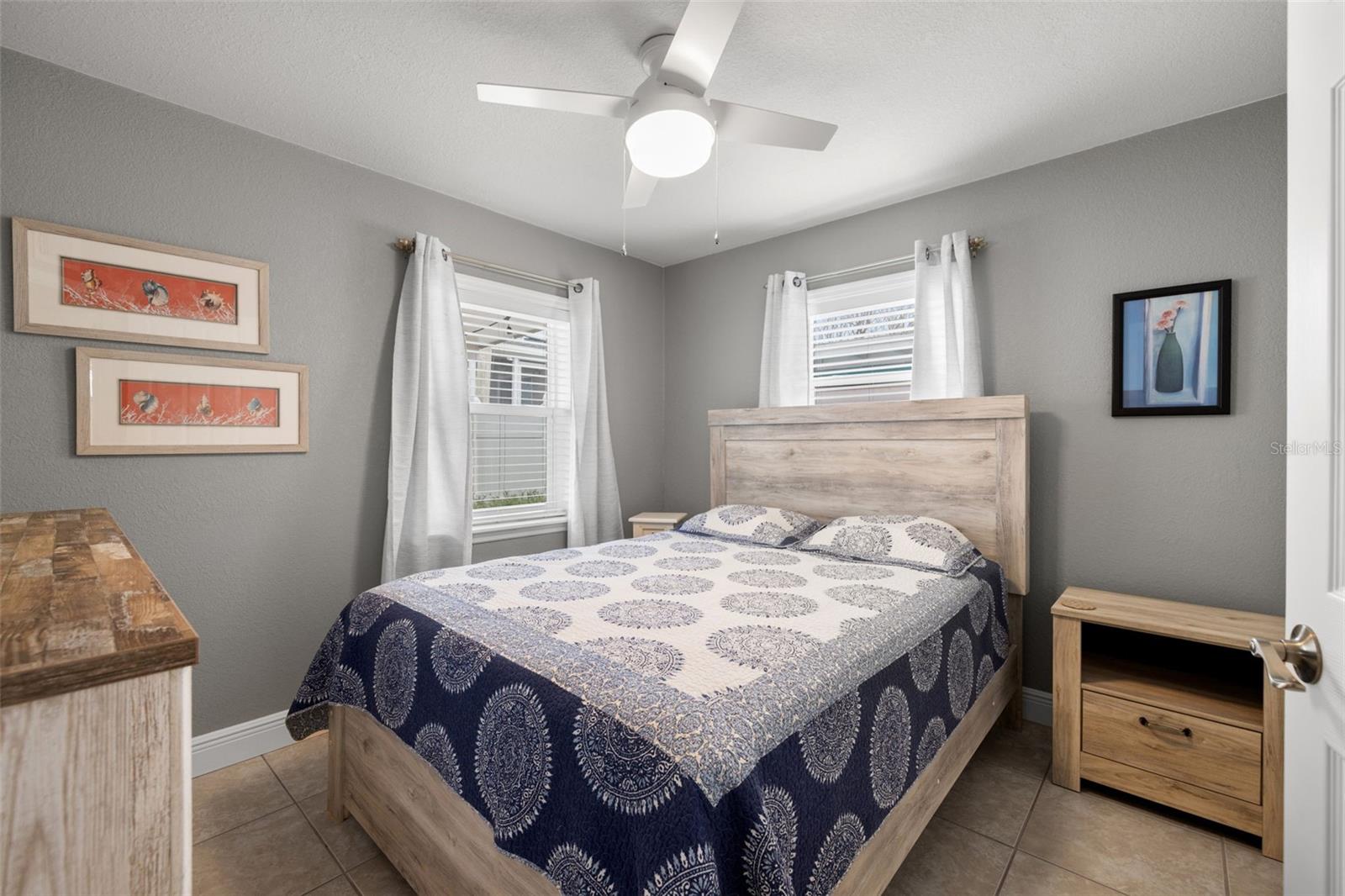 Comfortable primary bedroom retreat