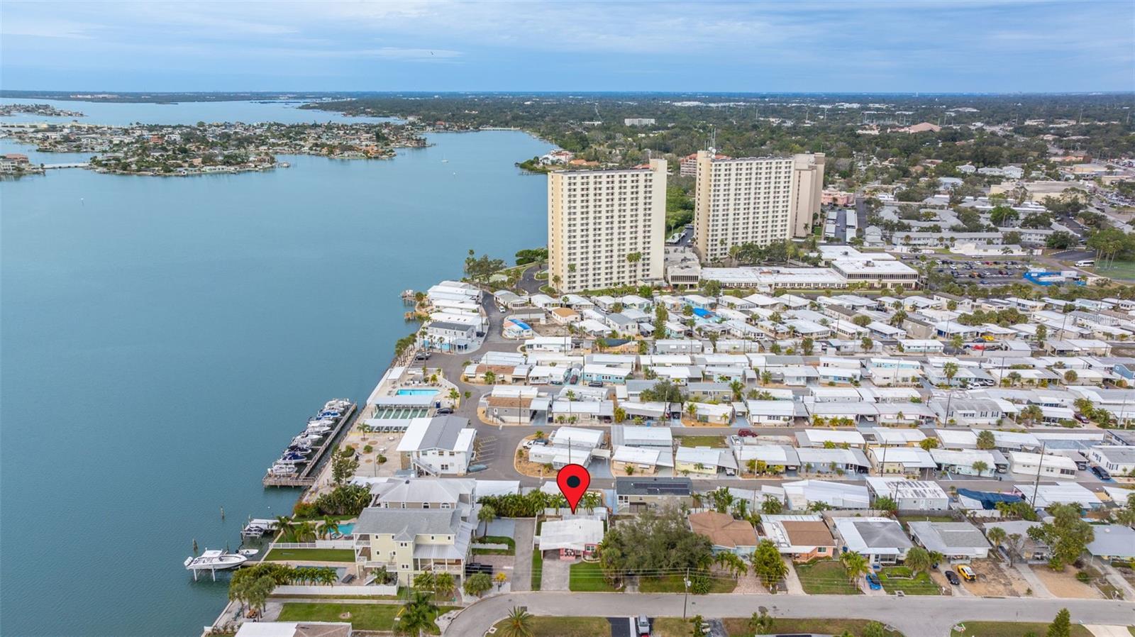 Walkable water views nearby