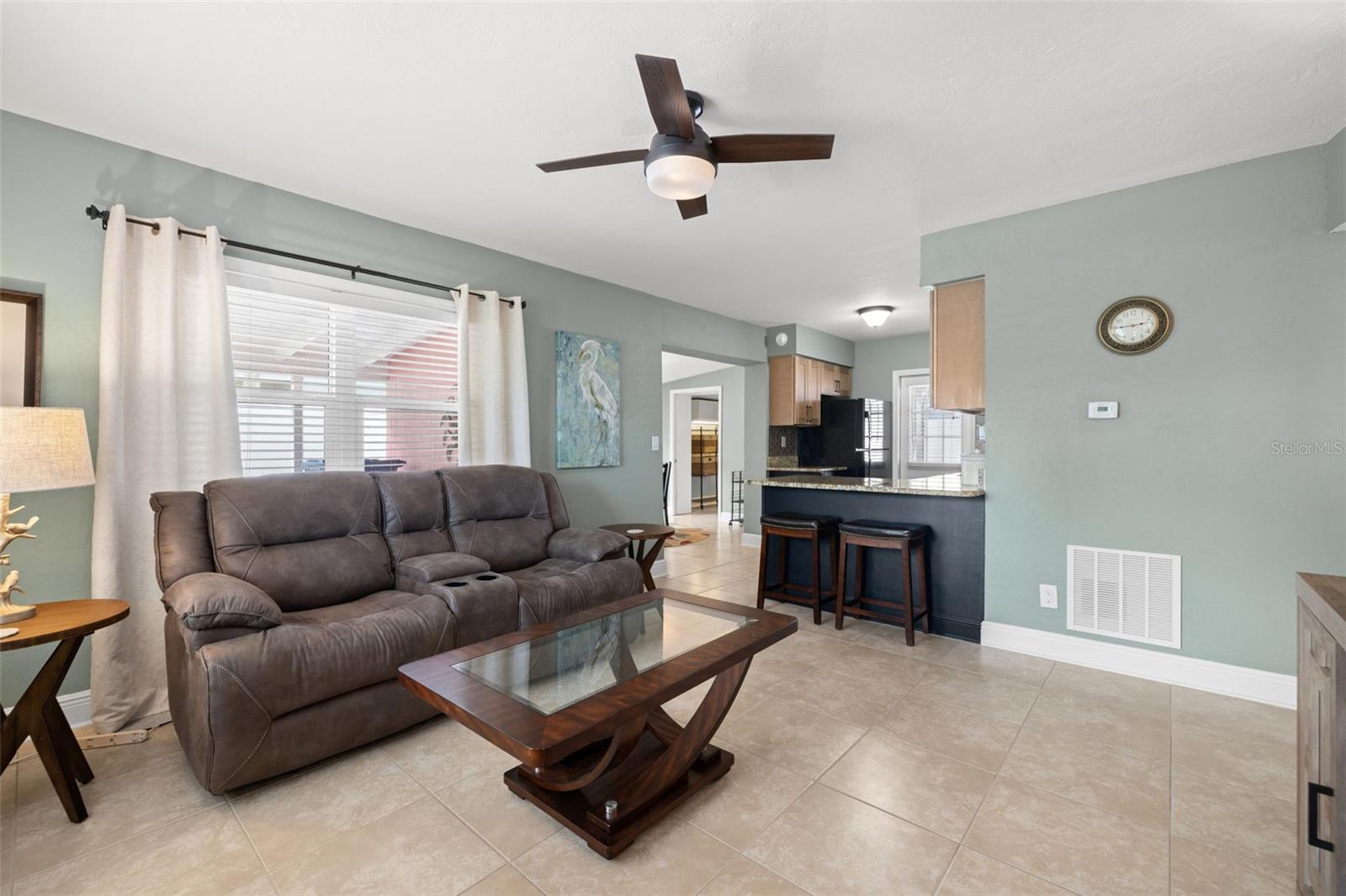 Bright and comfortable living space