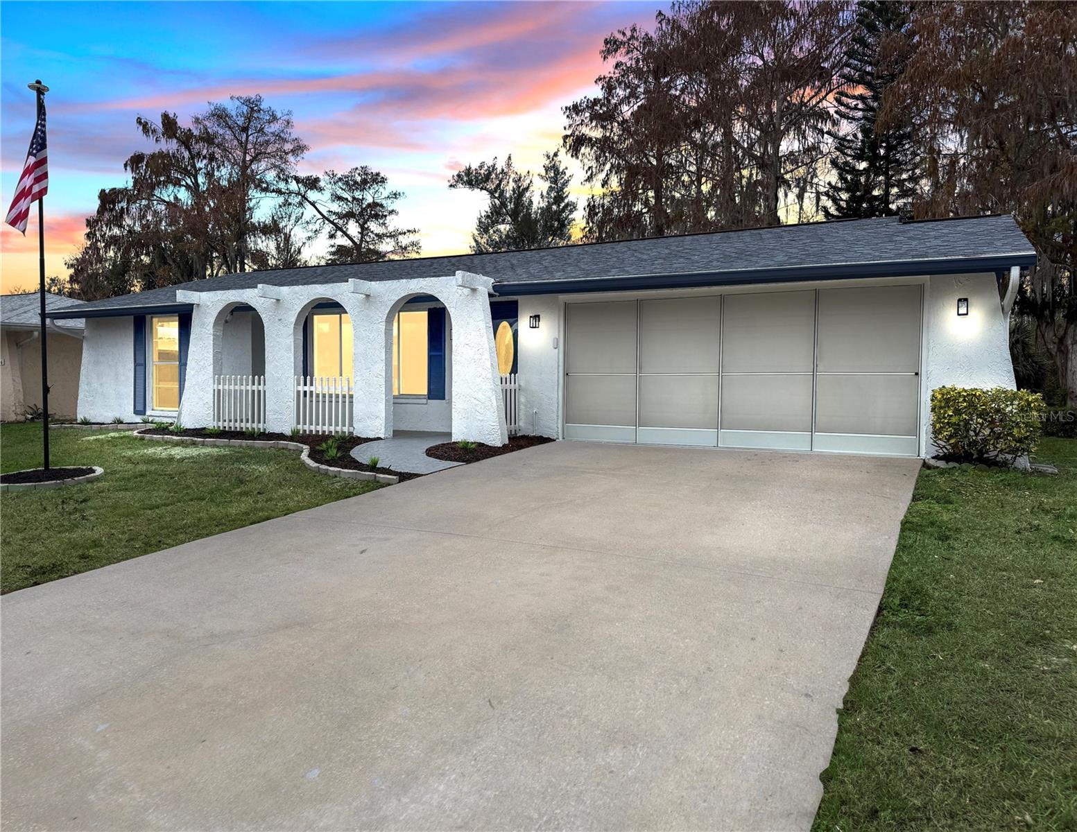 Twilight photo, virtually enhanced