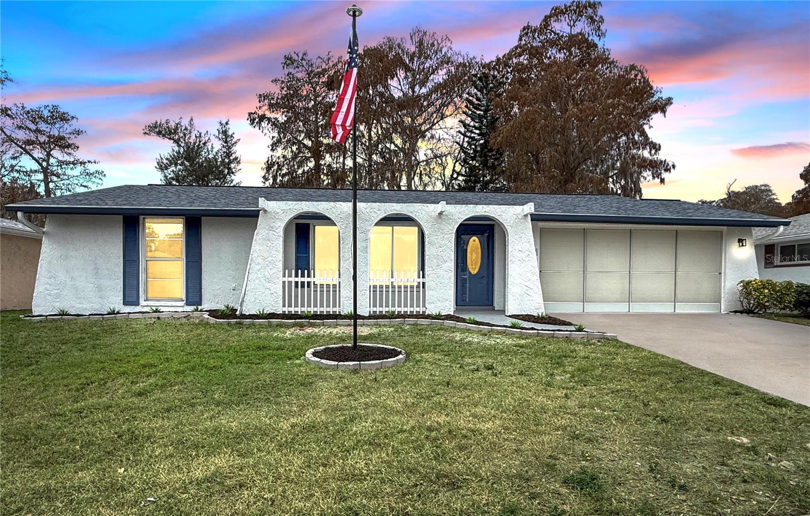 twilight photo, virtually enhanced