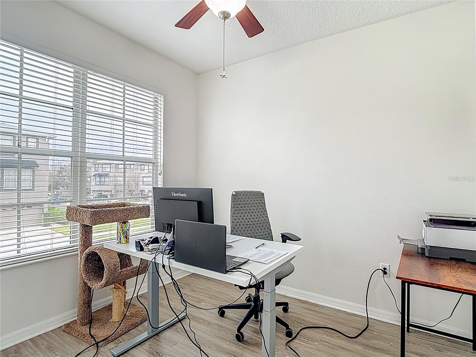 2nd Floor Bedroom used as an Office.