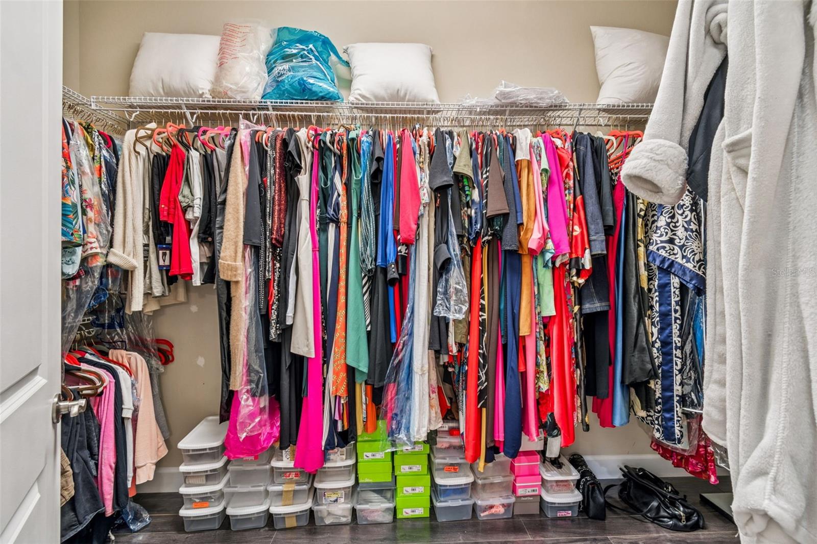 Primary ensuite with oversized walk-in closet