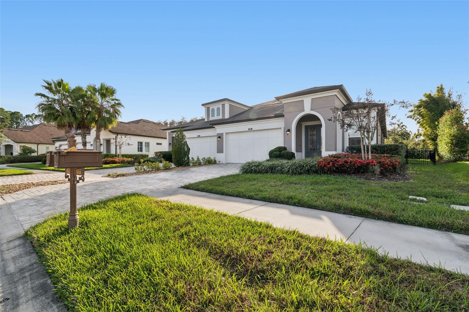 Welcoming front entry of the popular Caldwell floor plan