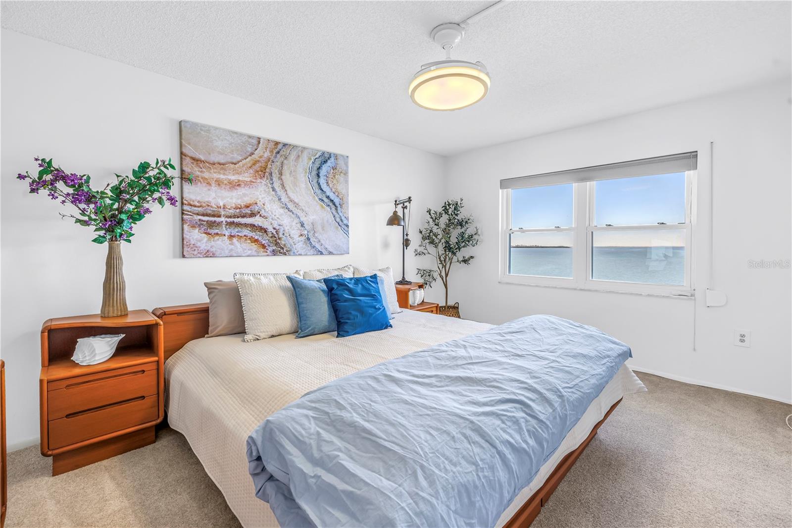 Views of Saint Joseph Sound from your bedroom