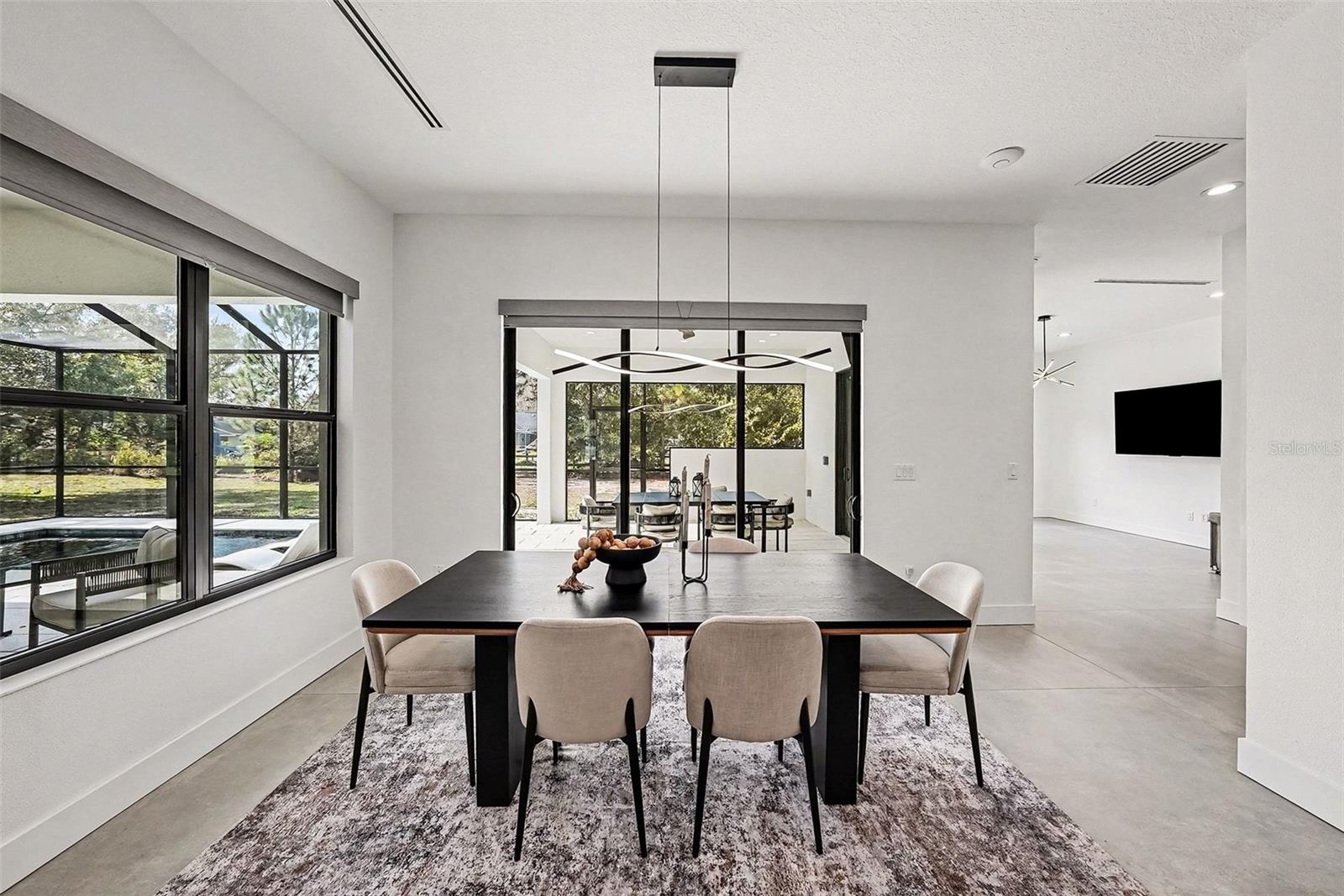 Elegant dining space