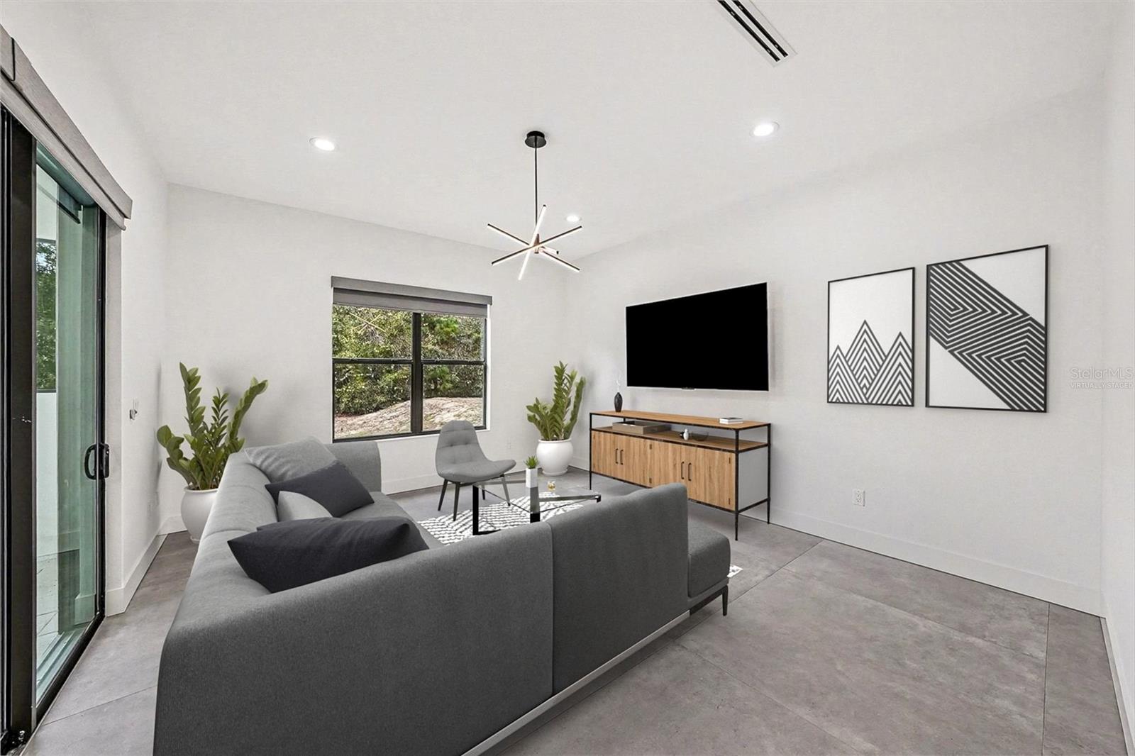 Virtually Staged Bonus Room