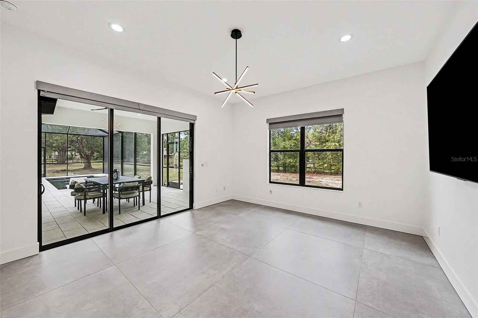 Movie nights? Game room? Work out space?