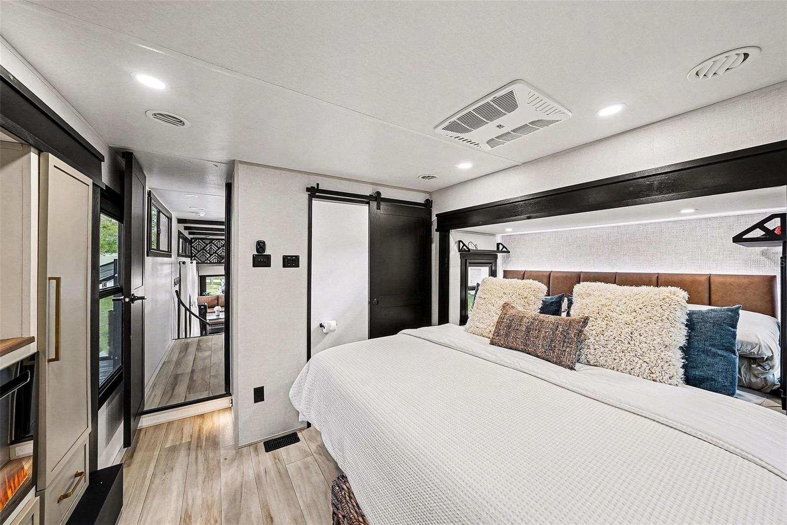 TV's stay along with 2 fireplaces!