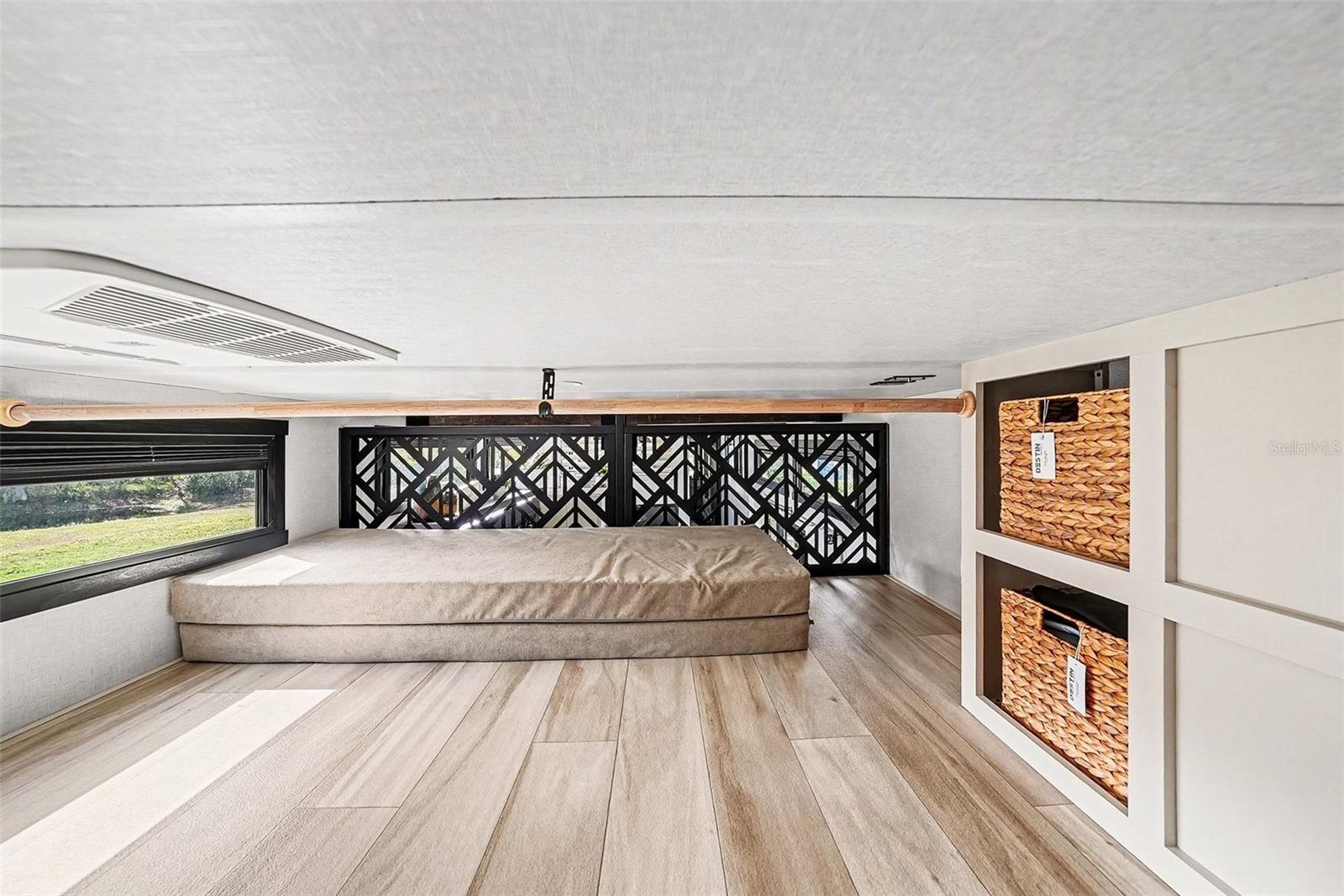 Need more room? Spacious bunk room and additional storage