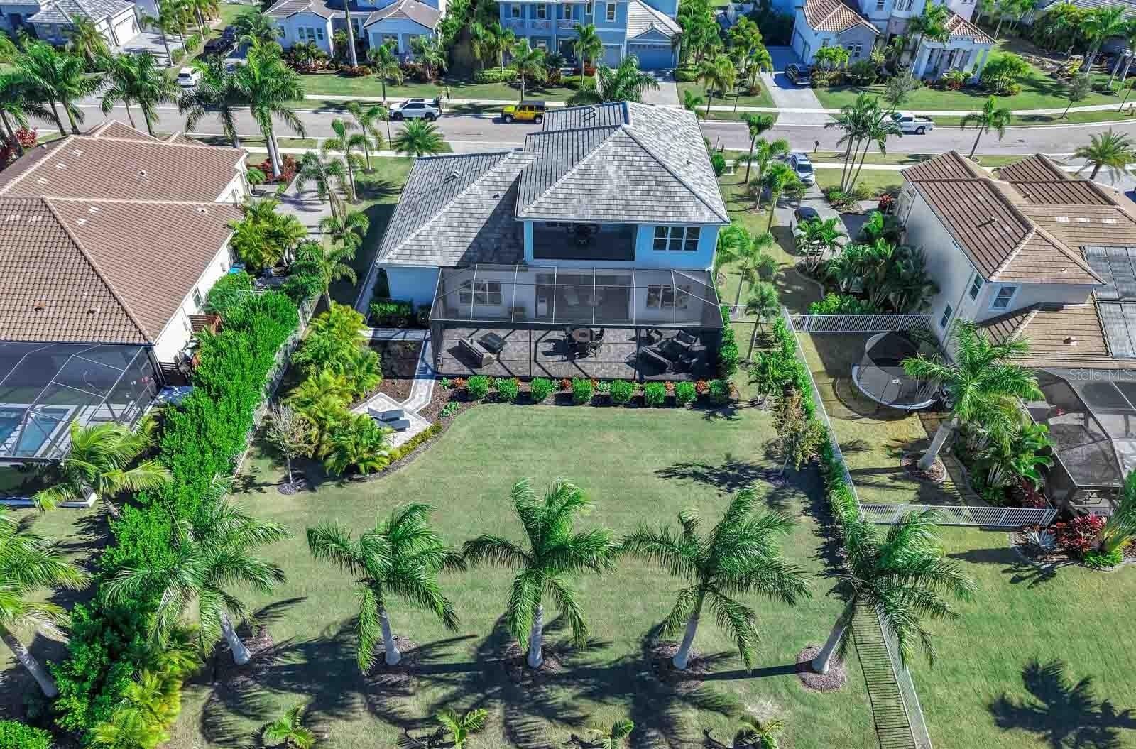 Aerial Backyard View