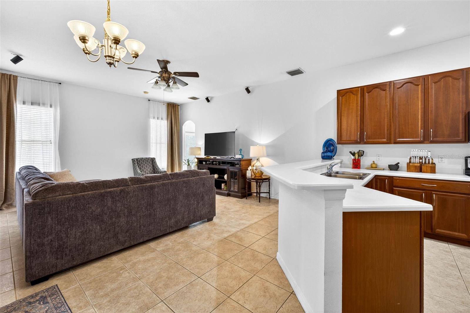 Kitchen & Family Room