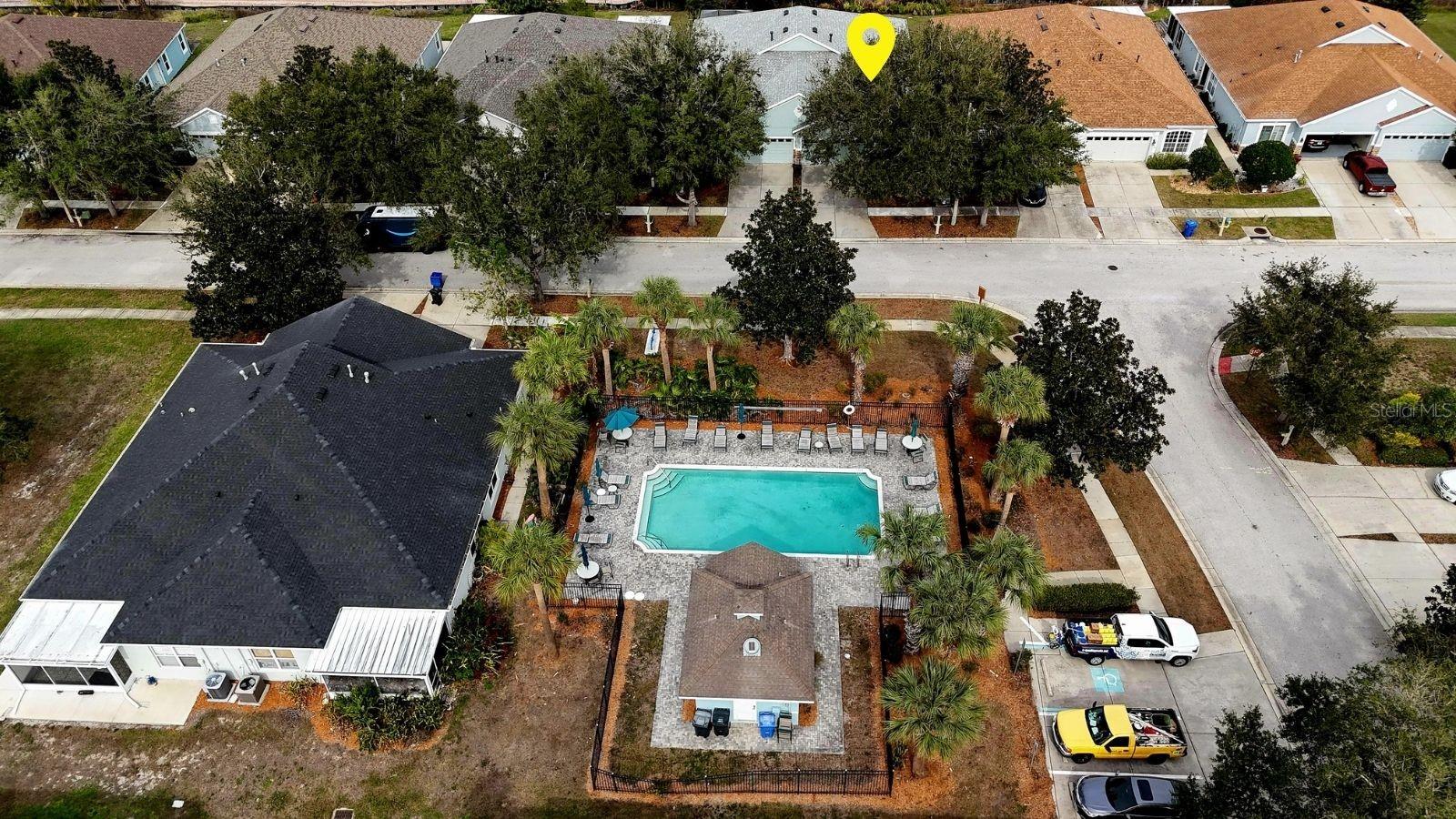 Pool - right across the street!