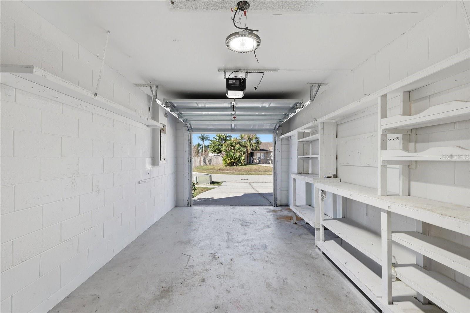Garage with automated door