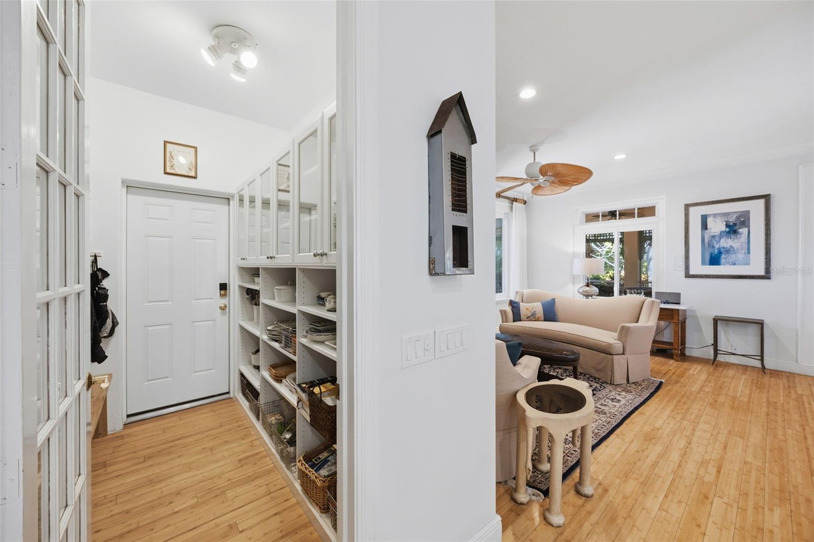 What a spacious walk-in pantry