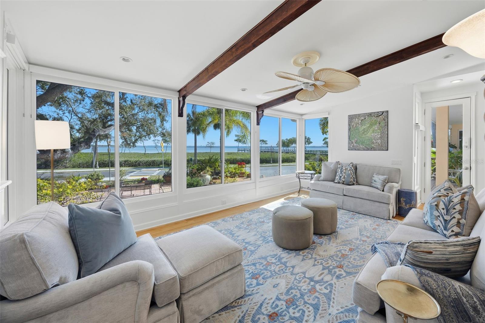 Check out these Old Tampa Bay views from the sun room