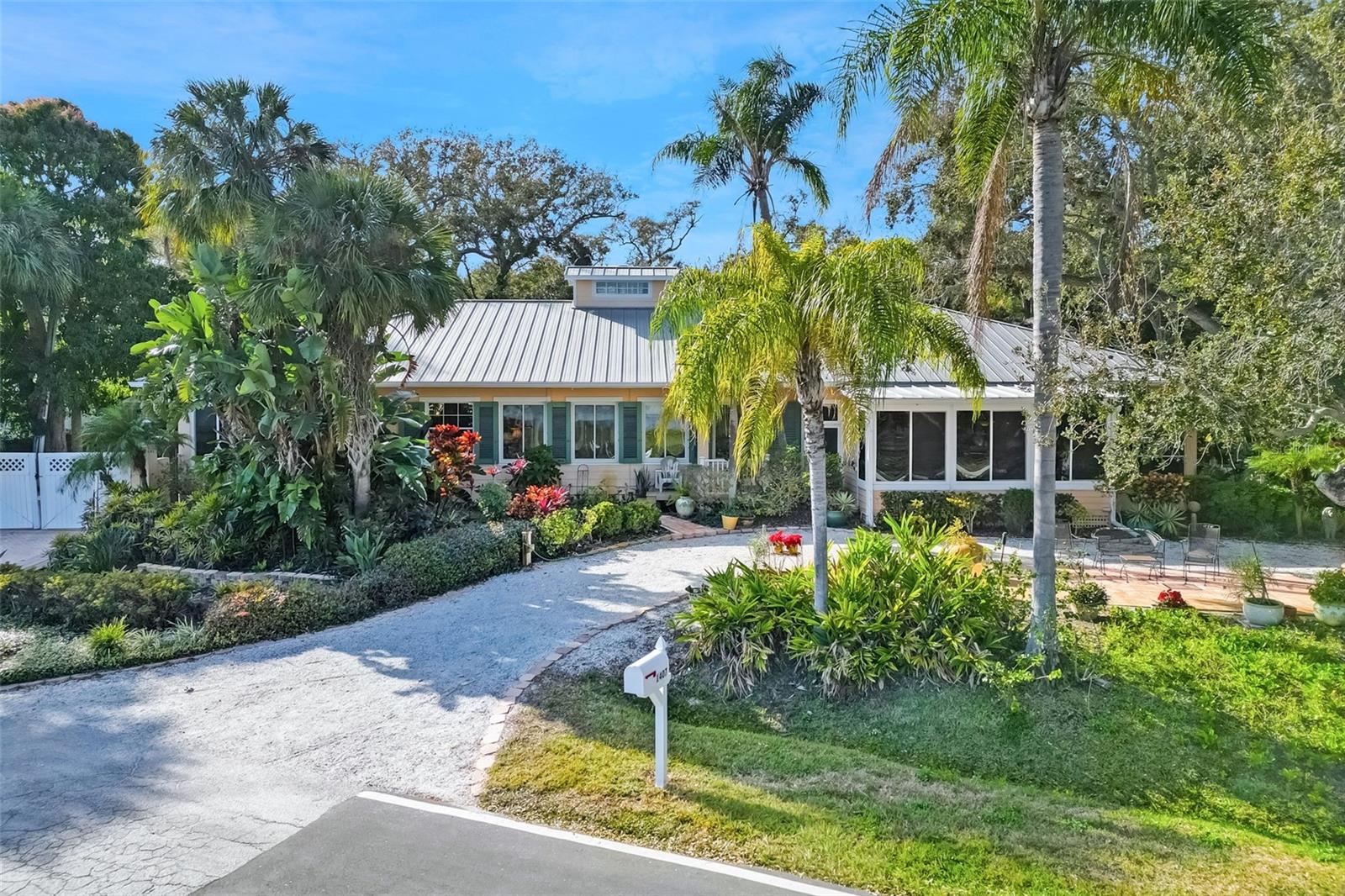 Front of beautiful Key West style home