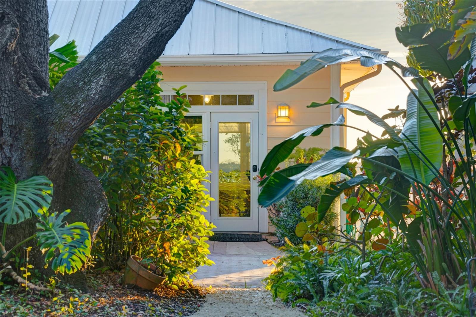 View of Primary Suite office from rear of property