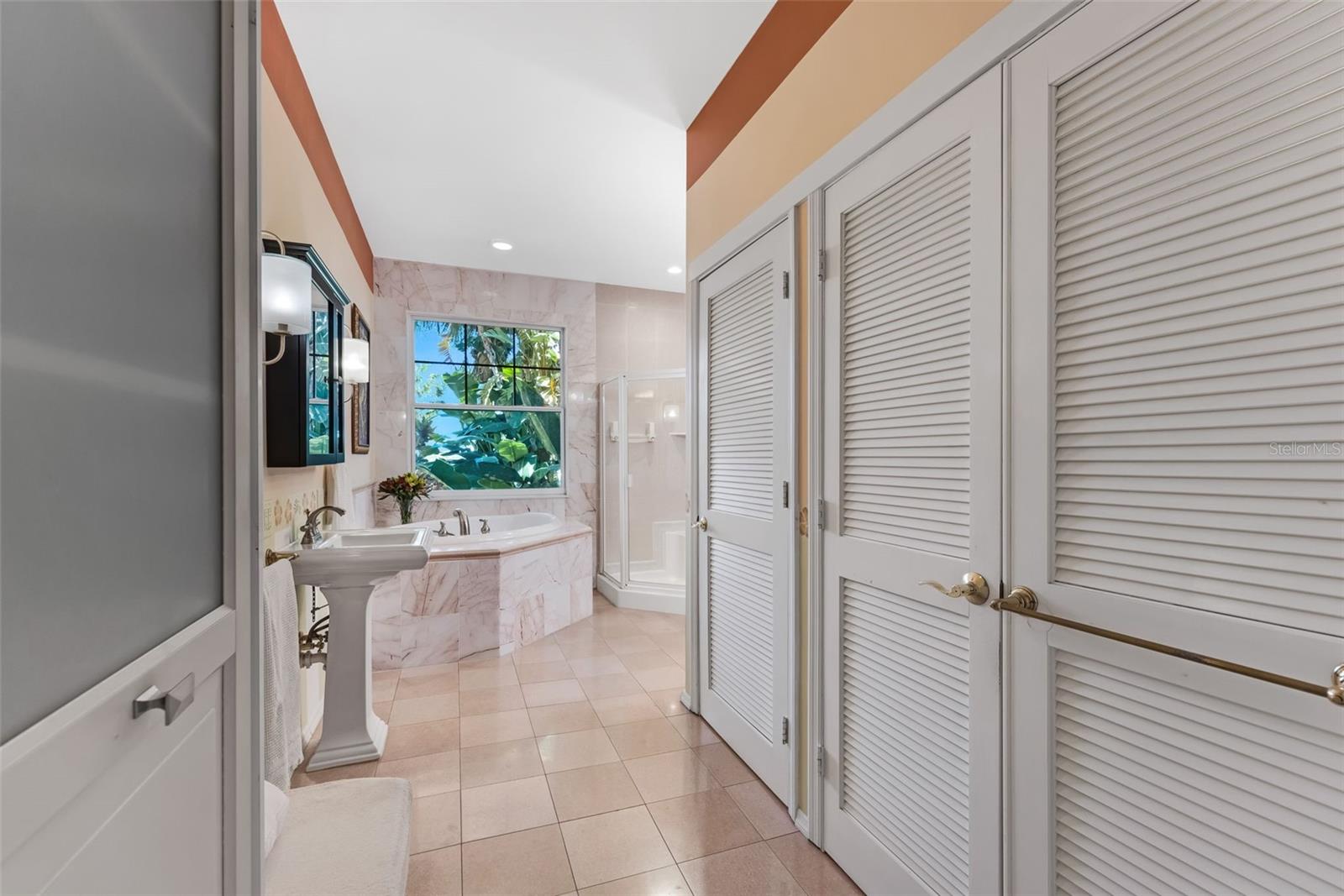 Entrance into Primary Full Bath