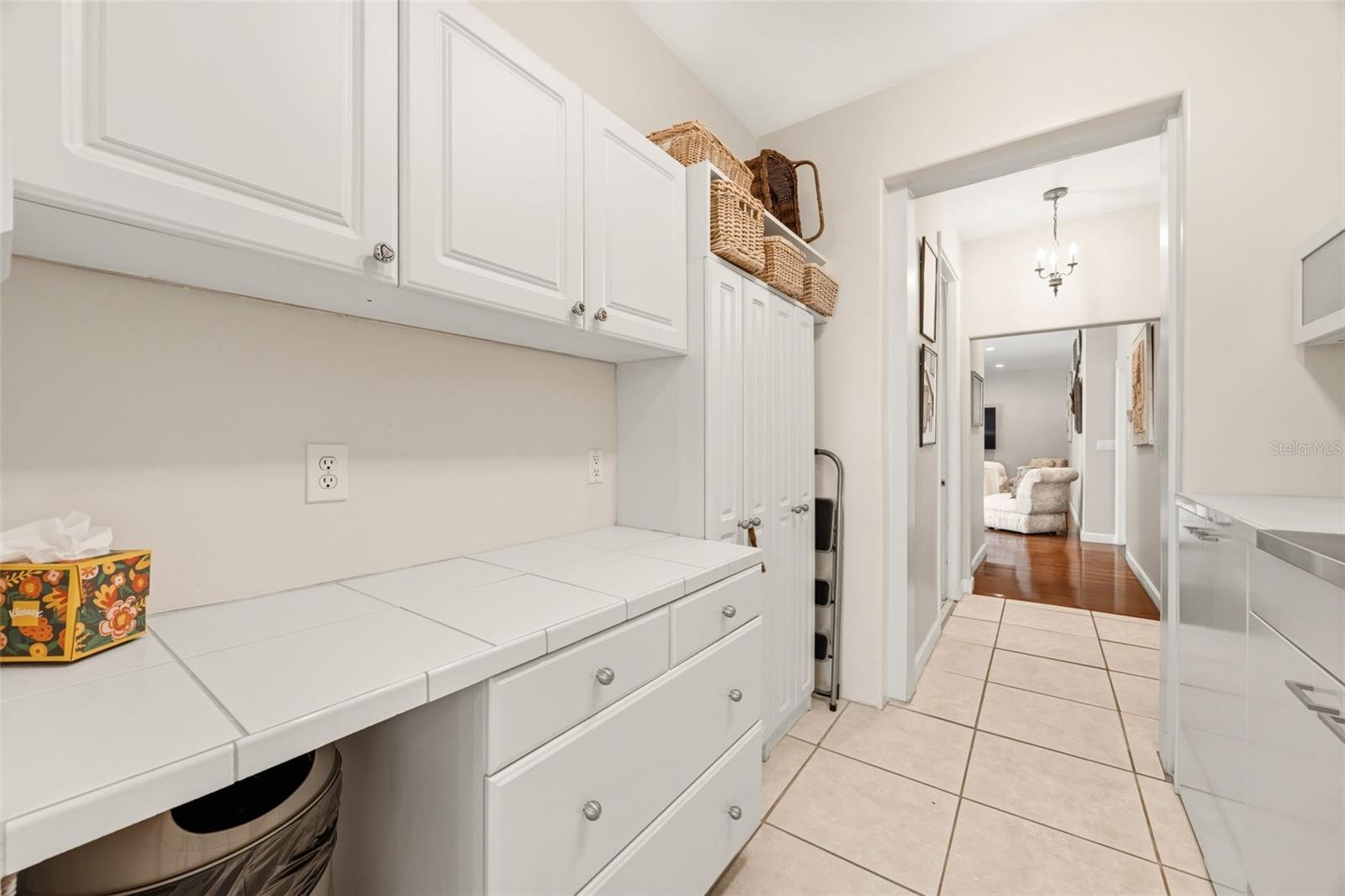 Laundry room with tons of storage