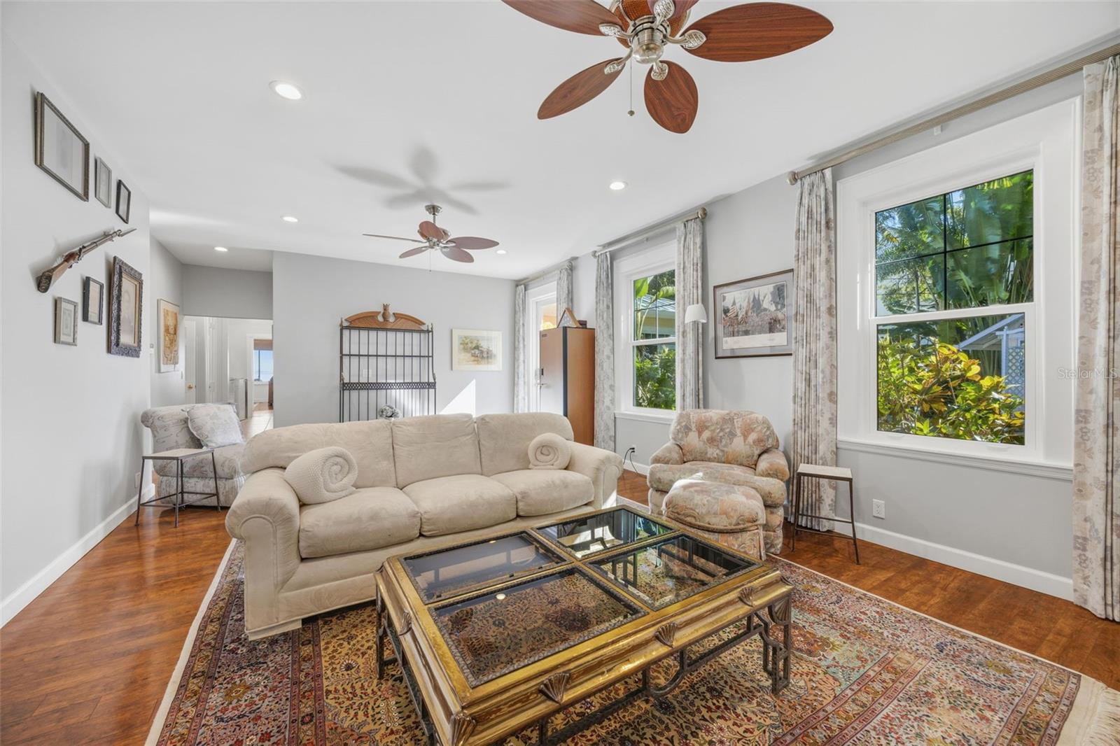 Spacious additional room used currently as a media room