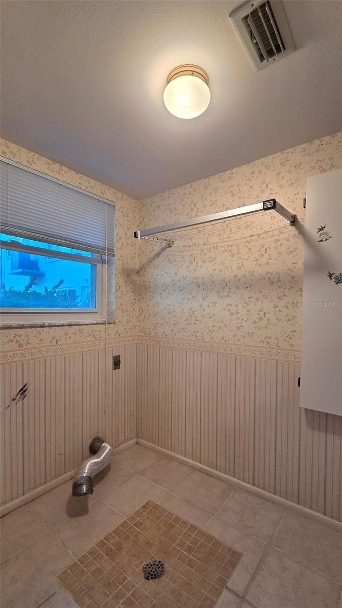 Inside Laundry room with W/D Hookups