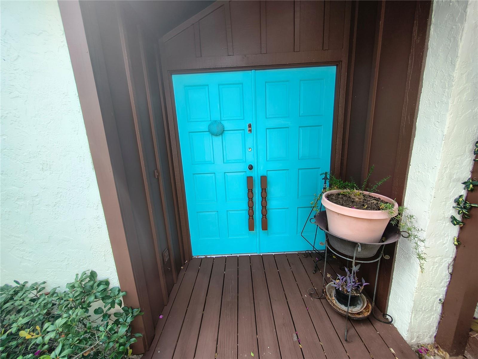 Double Doors to Living Room