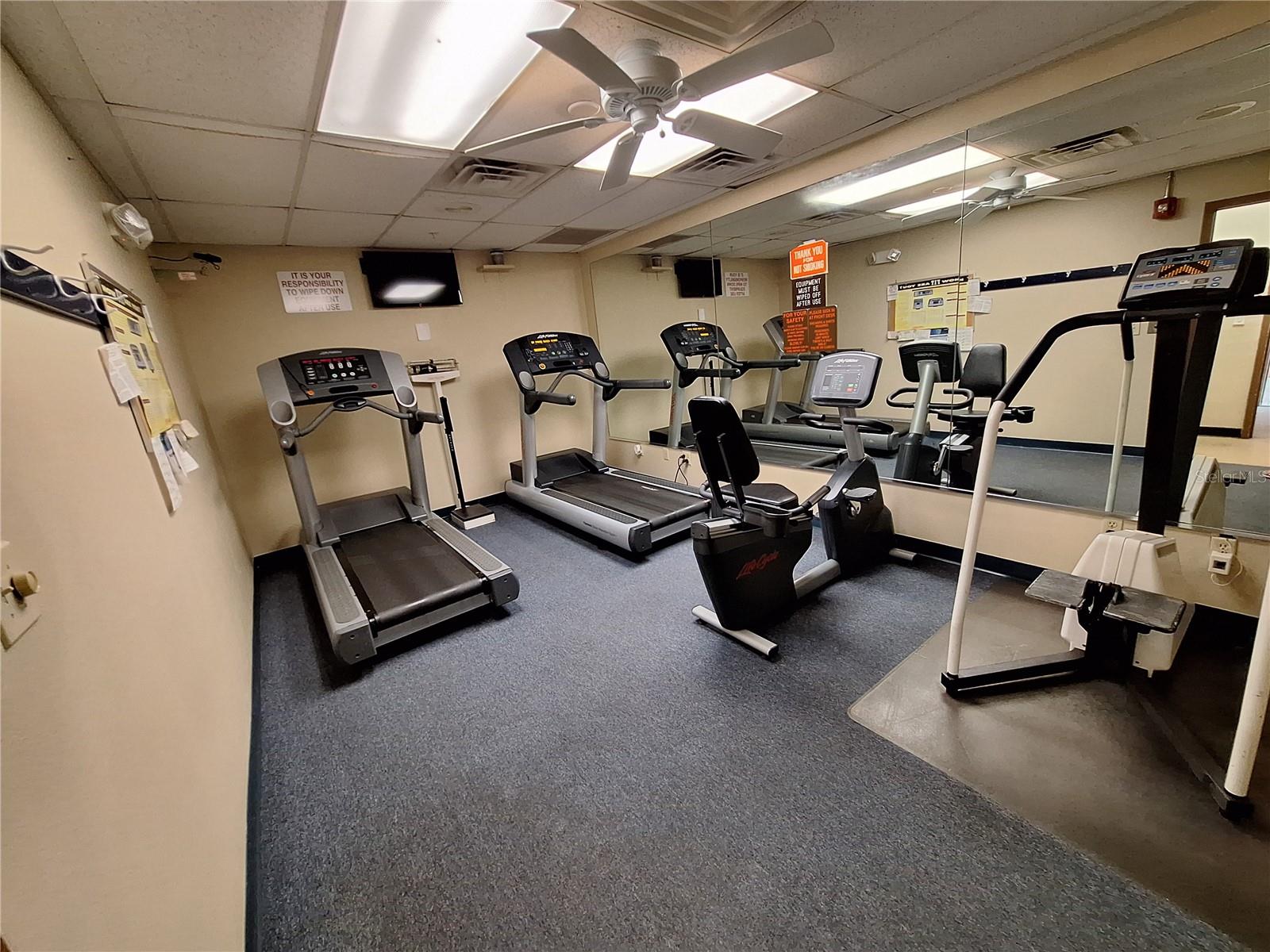 Fully Equipped Exercise Room