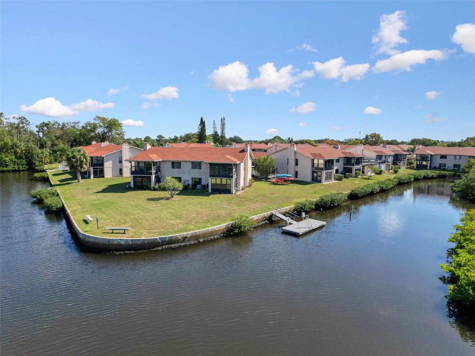 Community is located on canal direct to the Gulf