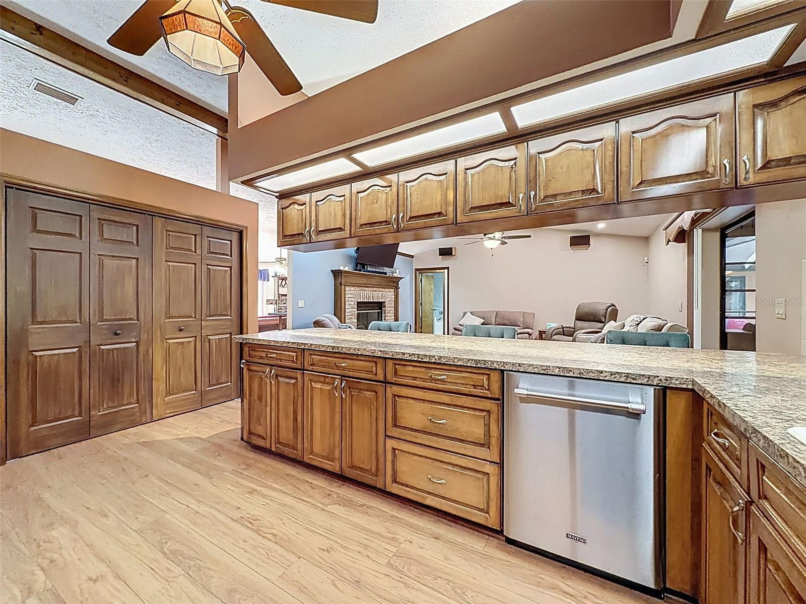 Main house kitchen - Huge pantry to the left