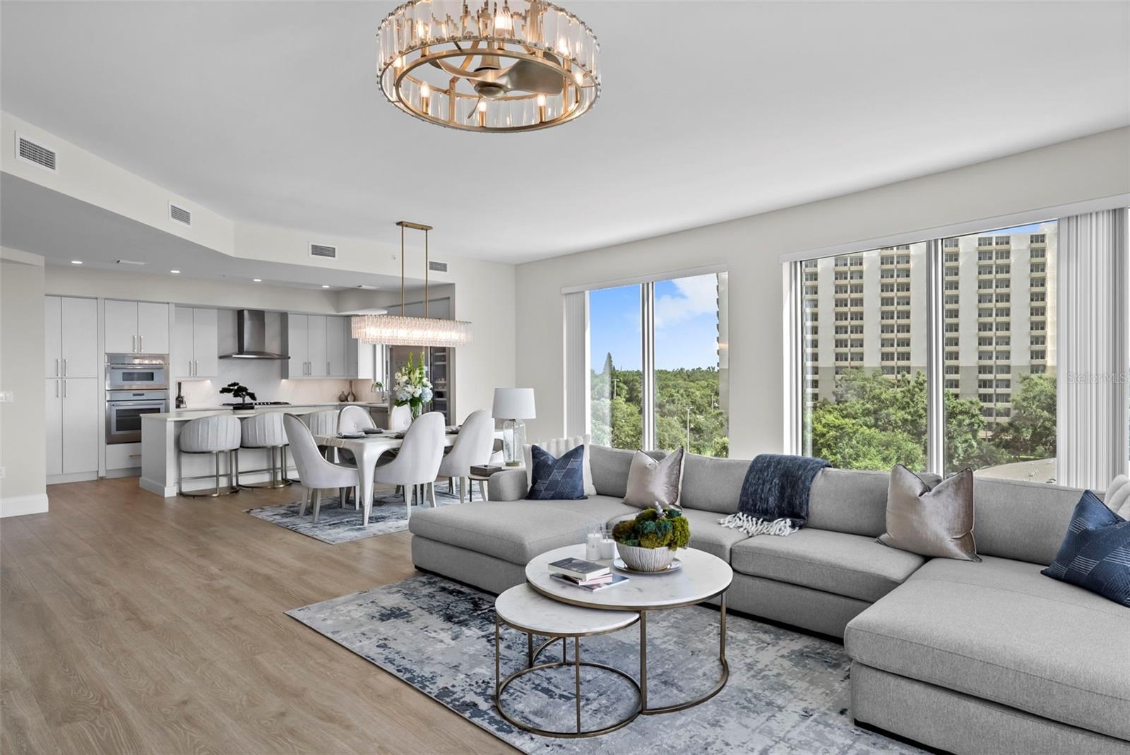 Open spacious living areas