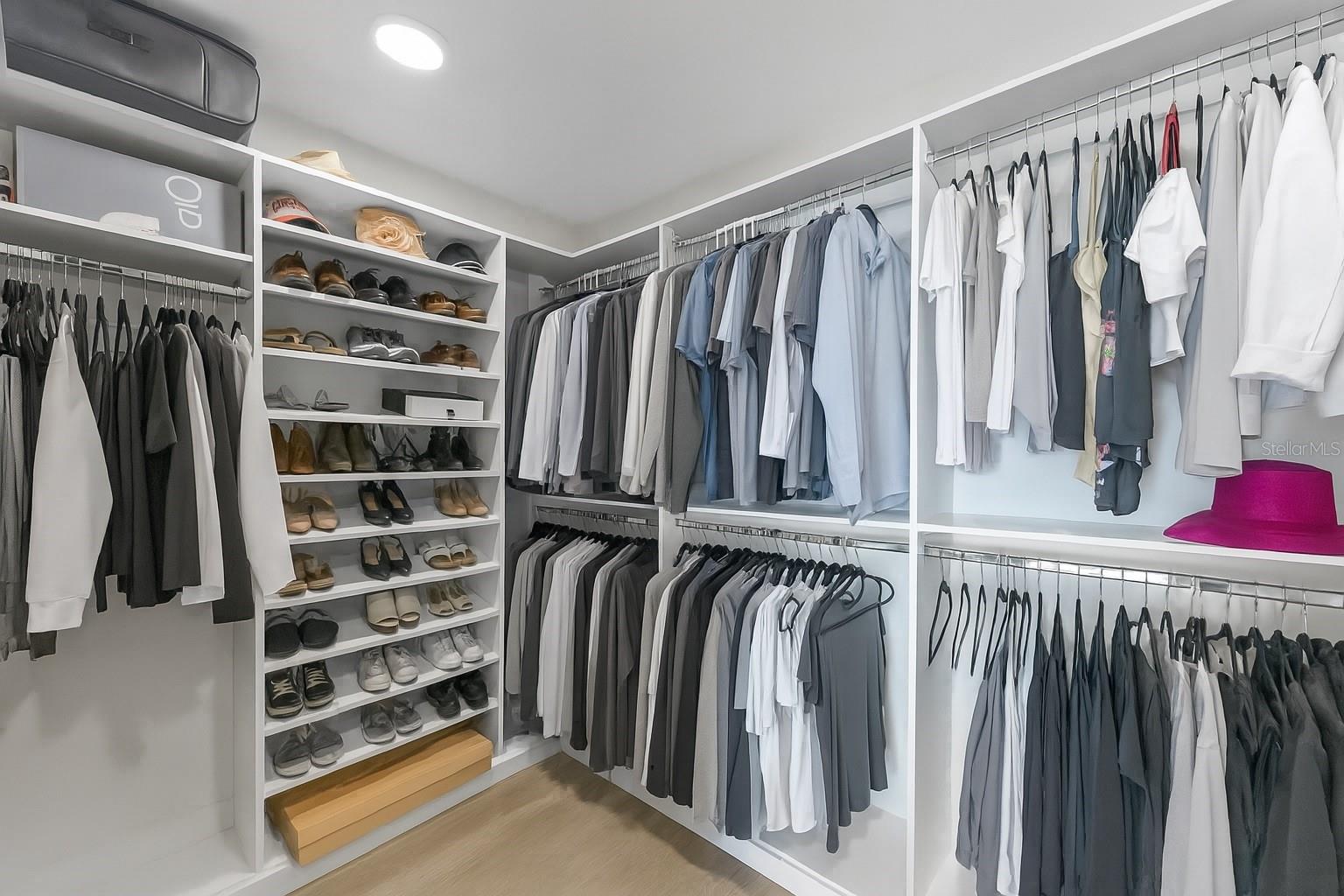 primary bedroom closet