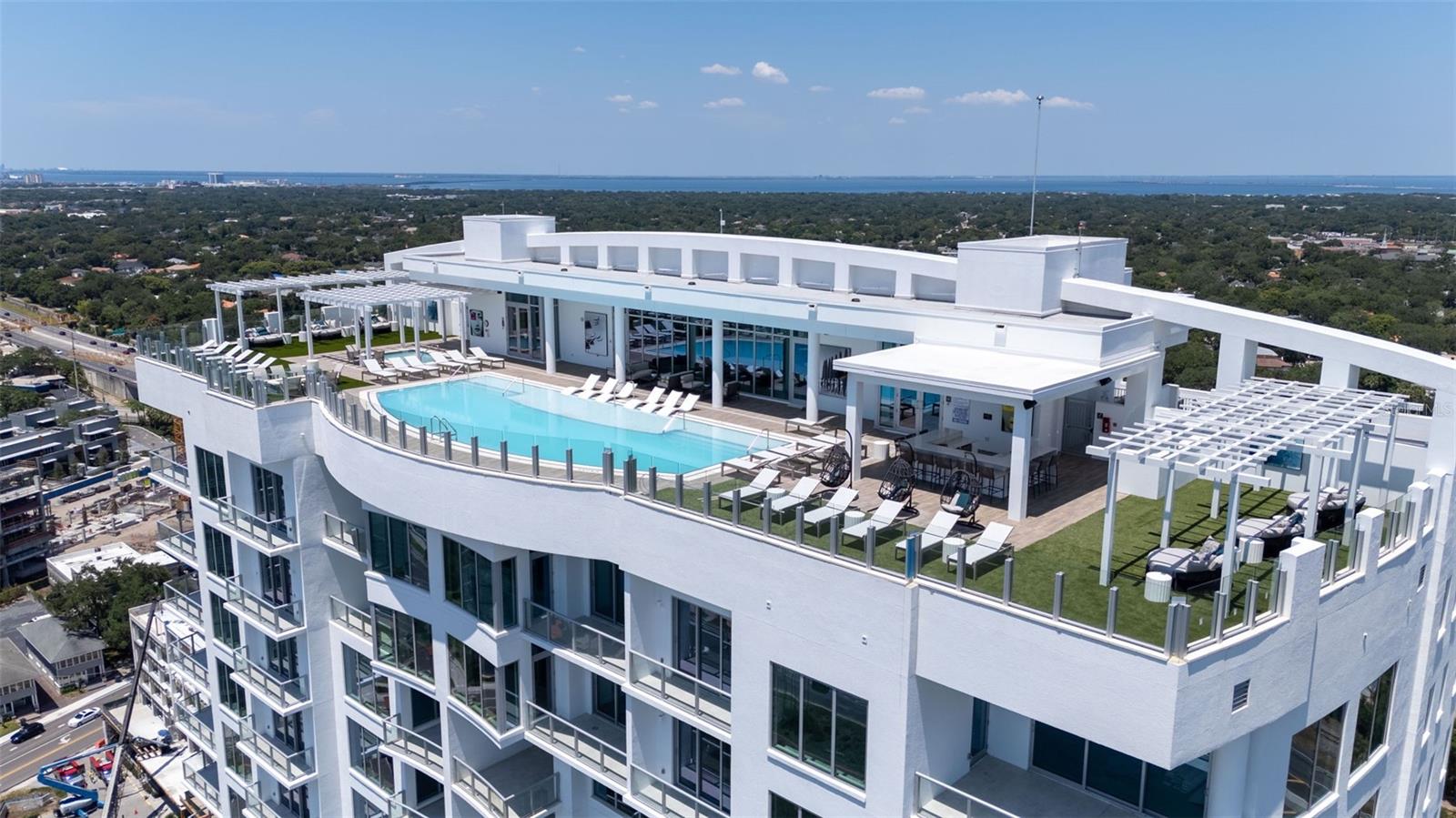 Cabanas, firepit, spa, outdoor grilling area
