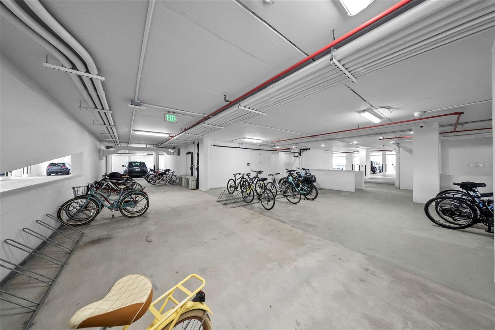 Bike parking in garage