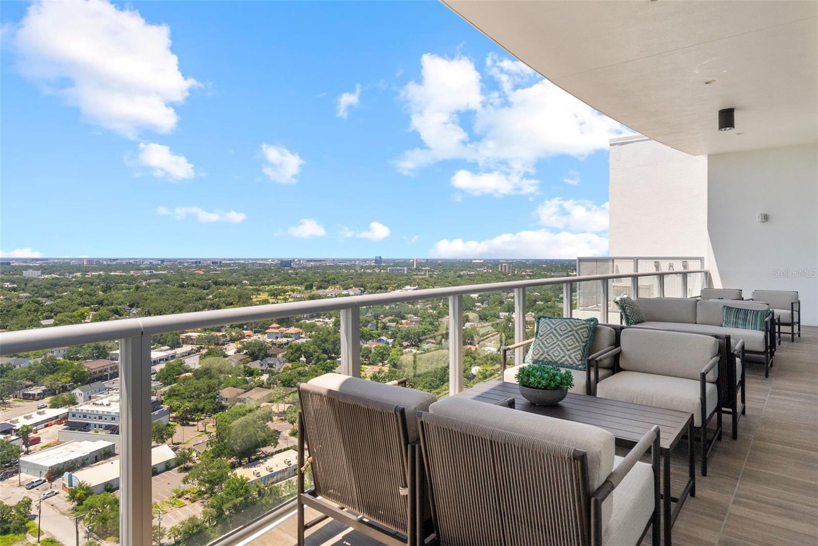 East Facing terrace adjacent to clubhouse