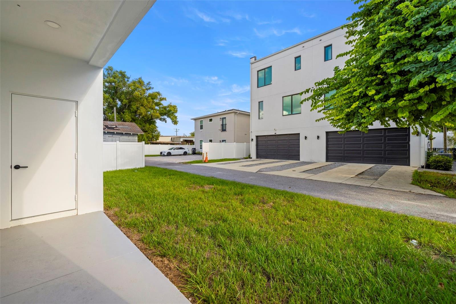 Studio backyard & entrance
