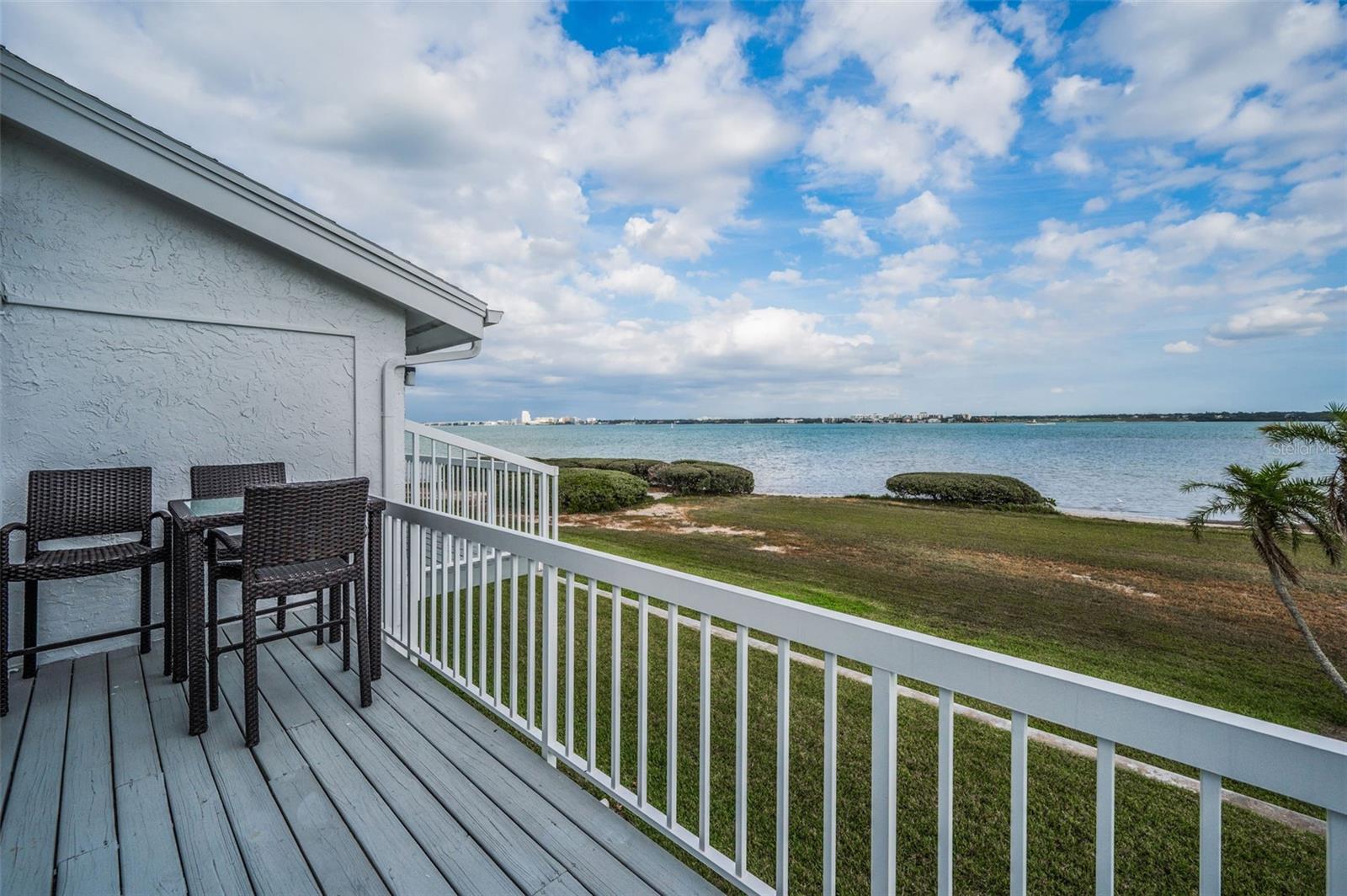 Enjoy your huge full length balcony overlooking the Intracoastal
