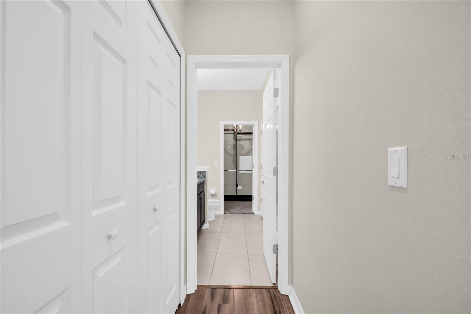 Closet space galore leading to the en-suite~