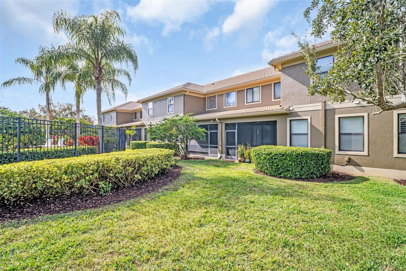 Backyard space just steps to the pool~